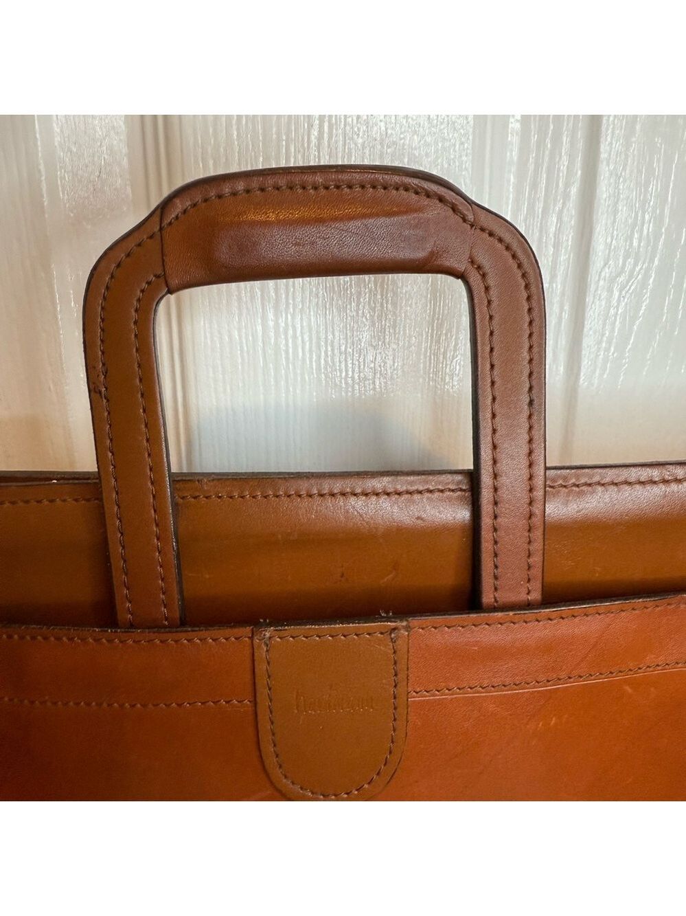 HARTMANN VINTAGE PORTFOLIO LEATHER EXECUTIVE STRUCTURED BRIEFCASE - Picture 9 of 14